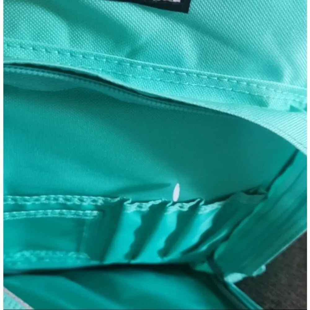 Green Eastport backpack 4 book capacity Laptop sleeve Water bottle pockets NWT